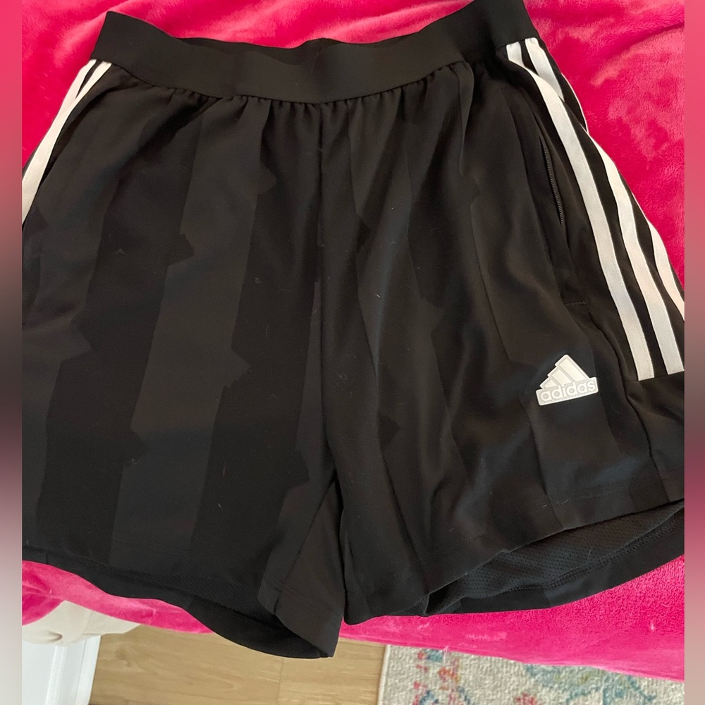 Adidas Black Mesh Shorts